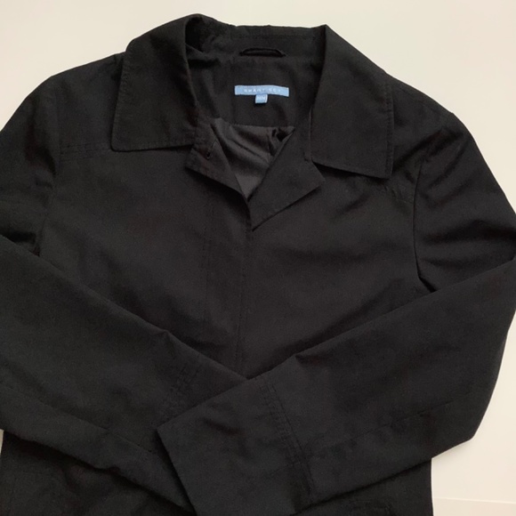 Vintage Black Trench Coat - Picture 3 of 6